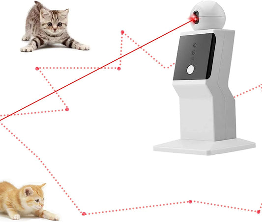 ATUBAN Cat Laser Toy Automatic,Random Moving Interactive Laser Cat Toy for Indoor Cats,Kittens,Dogs,Cat Red Dot Exercising Toy