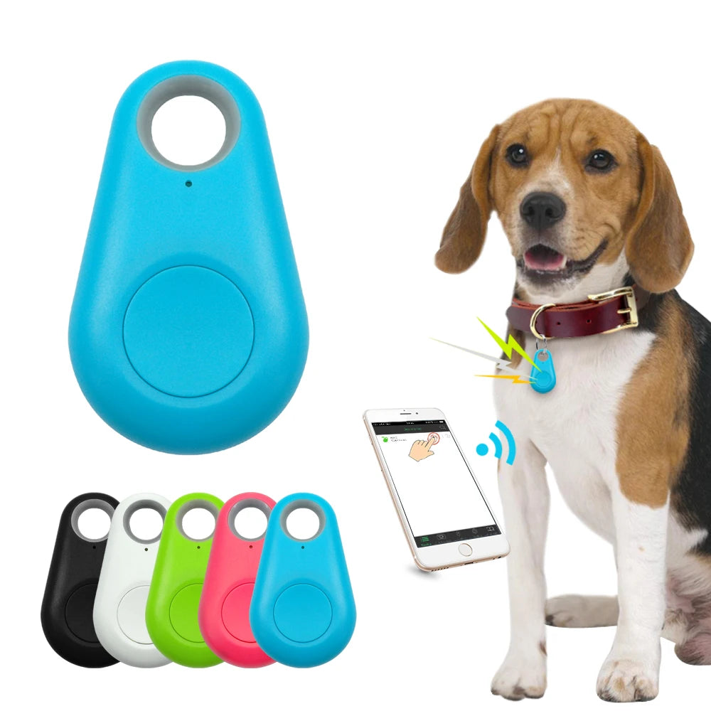 Pet Smart GPS Tracker Mini Anti-Lost Waterproof Bluetooth Locator Tracer for Pet Dog Cat Kids Car Wallet Key Collar Accessories